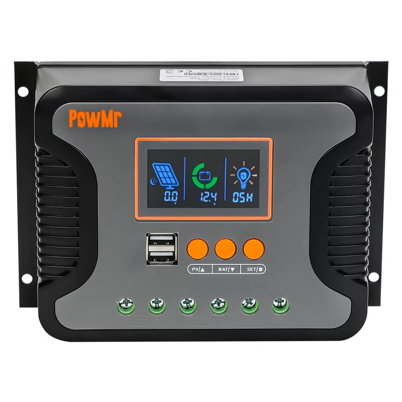 PowMr PWM Solar Charge Controller 12V, 24V, 36V or 48V LifePO4 or Lead Acid PowMr PWM Solar Charge Controller 12V, 24V, 36V or 48V LifePO4 or Lead Acid